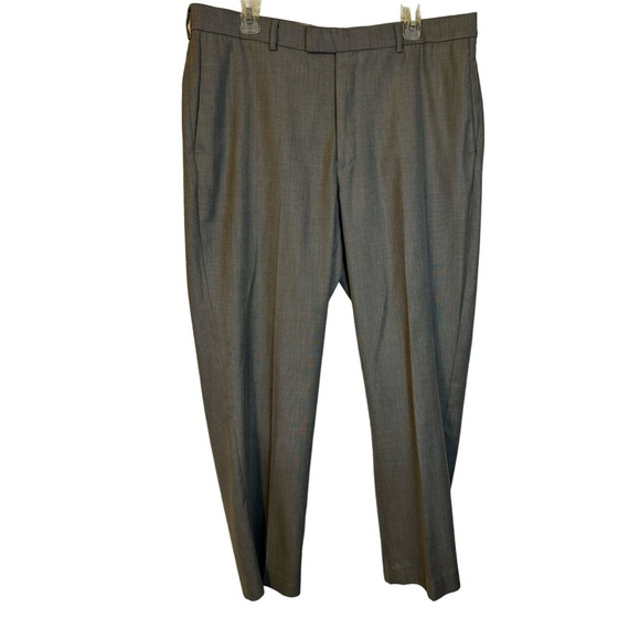 Savane Men's Tailored 2 U Stretch Waist Pants Size 38W 32L Gray‎ - Picture 1 of 7